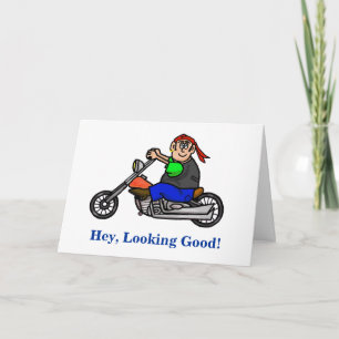 Carte d'anniversaire pour moto masculin