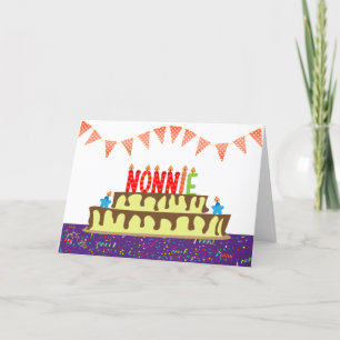 Carte d'anniversaire pour Nonnie