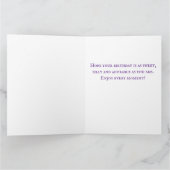 Carte d'anniversaire pour opossum (Intérieur)