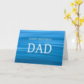 Carte d'anniversaire pour papa (Fleur jaune)