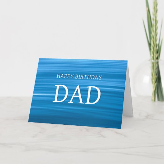 Carte d'anniversaire pour papa (Devant)