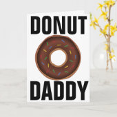 CARTE D'ANNIVERSAIRE POUR PAPA DONUT (Fleur jaune)