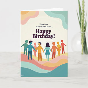 Carte d'anniversaire pour personnes unies