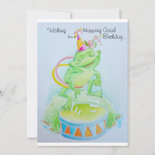 Carte d'anniversaire pour petites filles (Devant)