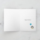 Carte d'anniversaire pour pingouin (Intérieur)