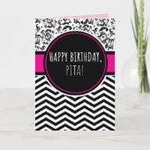 Carte d'anniversaire pour Pita (Devant)