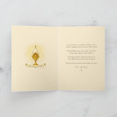 Carte d'anniversaire pour prêtre de l'évêque catho (Intérieur)