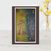 Carte d'anniversaire pour professeur de musique (Fleur jaune)