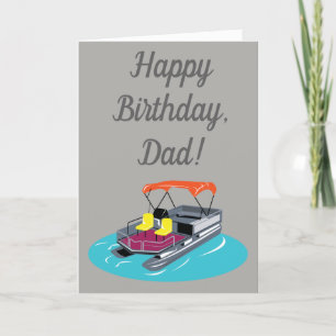 Carte d'anniversaire pour propriétaires de bateau
