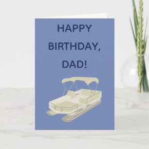 Carte d'anniversaire pour propriétaires de bateau
