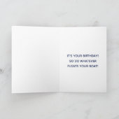 Carte d'anniversaire pour propriétaires de bateaux (Intérieur)