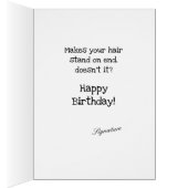 Carte d'anniversaire pour senior ? Encore un anniv (Intérieur (Droit))