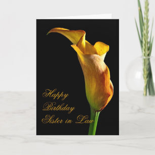 Carte d'anniversaire pour soeur