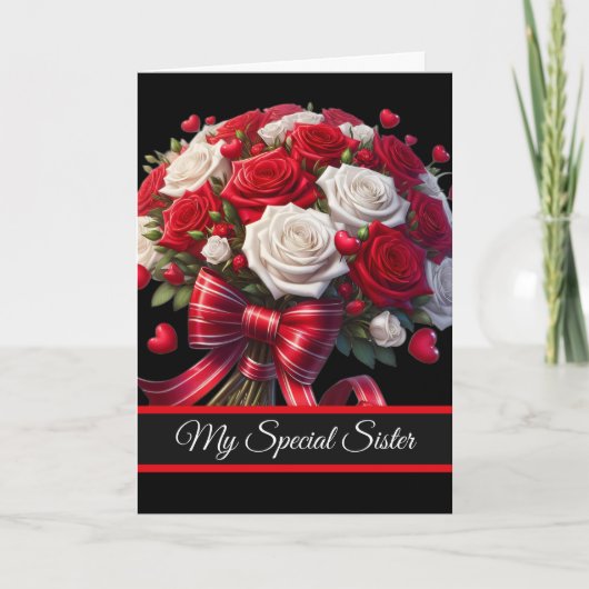Carte d'anniversaire pour sœur (Devant)