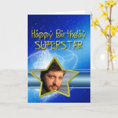 Carte d'anniversaire pour Superstar (Fleur jaune)
