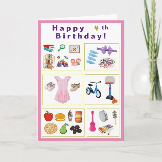 Carte d'anniversaire pour tout-petit (Devant)