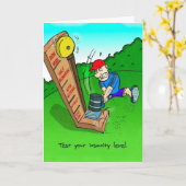 Carte d'anniversaire pour Triathlète - Niveau de f (Fleur jaune)