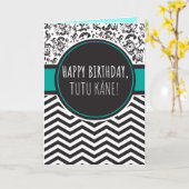Carte d'anniversaire pour Tutu Kāne (Fleur jaune)