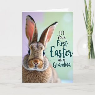 Carte d'anniversaire pour un adorable lapin
