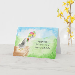 Carte d'anniversaire pour un ami éloigné
