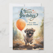 Carte d'anniversaire pour un ami spécial (Devant)