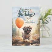 Carte d'anniversaire pour un ami spécial (Debout devant)
