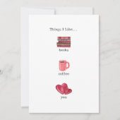 Carte d'anniversaire pour un amour livresque (Devant)