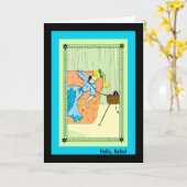 Carte d'anniversaire pour un Anniversaire de mode (Fleur jaune)