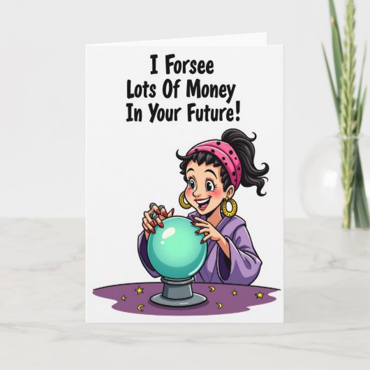 Carte d'anniversaire pour un avenir optimiste (Devant)