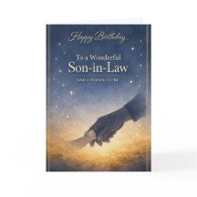 Carte d'anniversaire pour un gendre - futur père