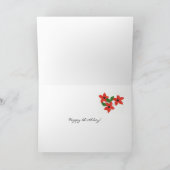 Carte d'anniversaire pour un grand-père - Flower P (Intérieur)