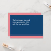 Carte d'anniversaire pour un moment difficile - To (Devant/Arrière en situation)