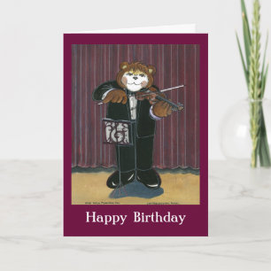 Carte d'anniversaire pour un musicien