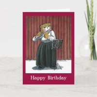 Carte d'anniversaire pour un musicien