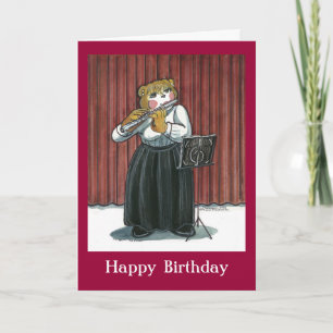 Carte d'anniversaire pour un musicien