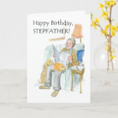 Carte d'anniversaire pour un Stepfather (Fleur jaune)