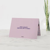 CARTE D'ANNIVERSAIRE POUR UN TYPE COOL (Dos)