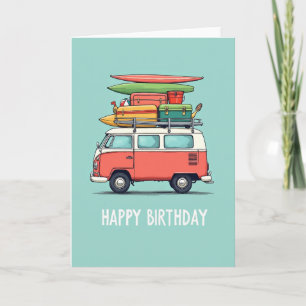 Carte d'anniversaire pour un voyage aventureux