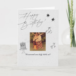 Carte d'anniversaire pour une amie