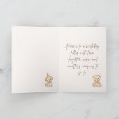 Carte d'anniversaire pour une fille adorable (Intérieur)