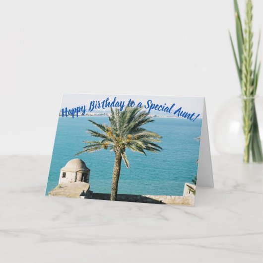 Carte d'anniversaire pour une tante spéciale (Devant)