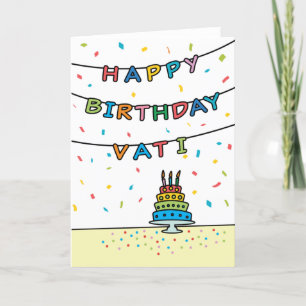 Carte d'anniversaire pour Vati