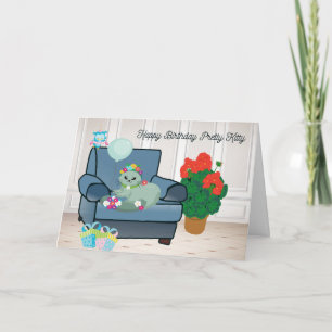 Carte d'anniversaire pour votre chat