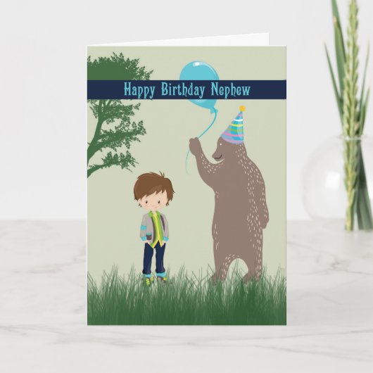 Carte d'anniversaire pour votre Nephew (Devant)