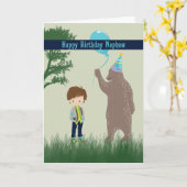 Carte d'anniversaire pour votre Nephew (Fleur jaune)