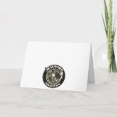 Carte d'anniversaire préhistorique Woolly Mammoth (Dos)