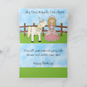 Carte d'anniversaire Princess, Frog et Unicorn (Intérieur)