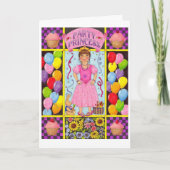 Carte d'anniversaire Princess Party (Devant)