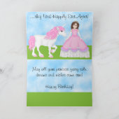 Carte d'anniversaire Princesse, Prince et Unicorne (Intérieur)