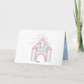 Carte d'anniversaire Princesse, Prince et Unicorne (Dos)